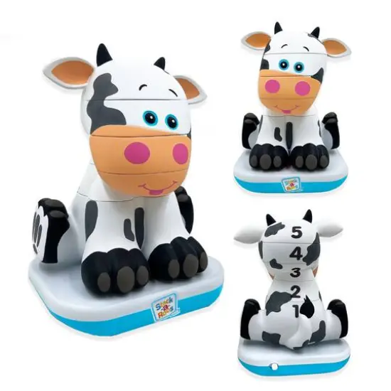 Stack-a-Roos Pals&trade; Baby Cow Stacking Animal Tower {6}