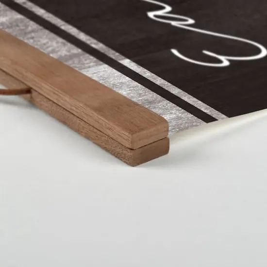 Easter Around The Corner 12" x 18" Teak Hanging Canvas {3}