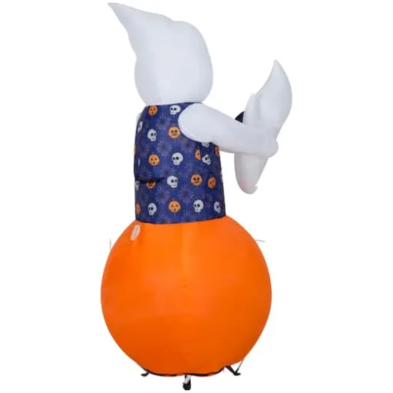 Airblown® 6ft. Inflatable Halloween Animated Ghost & Baby Ghost {3}