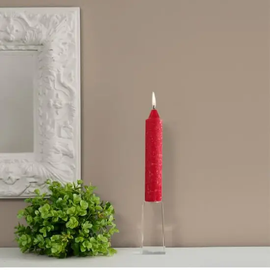 Root Candles 7" Unscented Timberline&trade; Collenette Taper Candles, 4ct. Red {4}