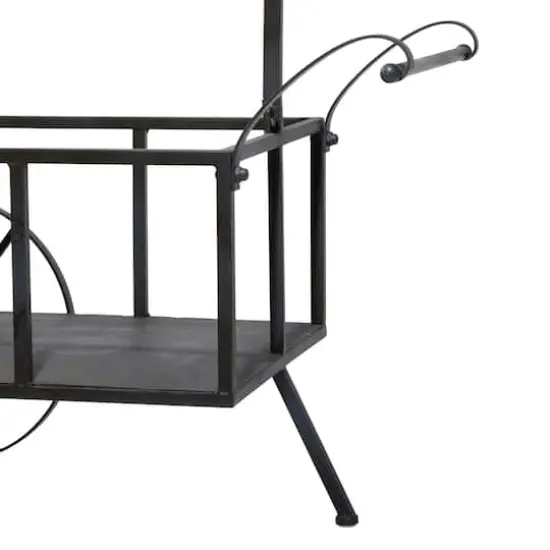 Black Metal Farmhouse Plantstand, 32" x 44" {7}