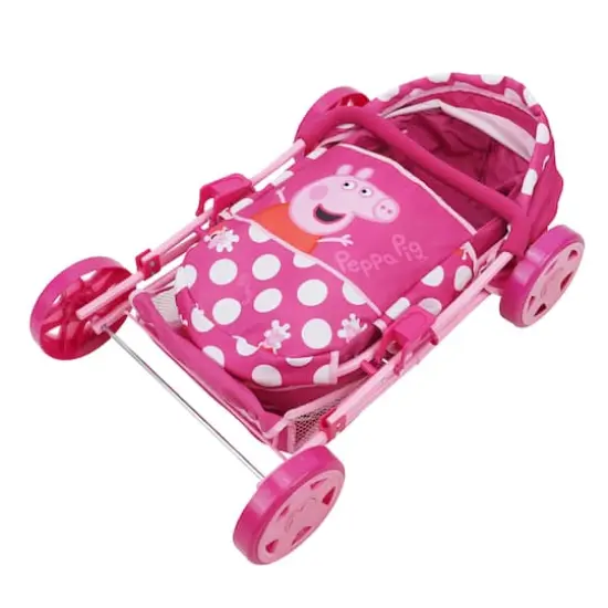 509 Crew Peppa Pig&trade; Pink and White Dots Baby Classic Doll Pram Set {3}
