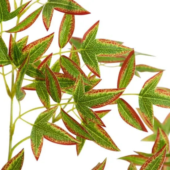 6ft. Green Autumn Nandina Artificial Potted Tree {4}