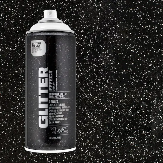 Montana&trade; Glitter Effect Silver Glitter Coat Spray {3}