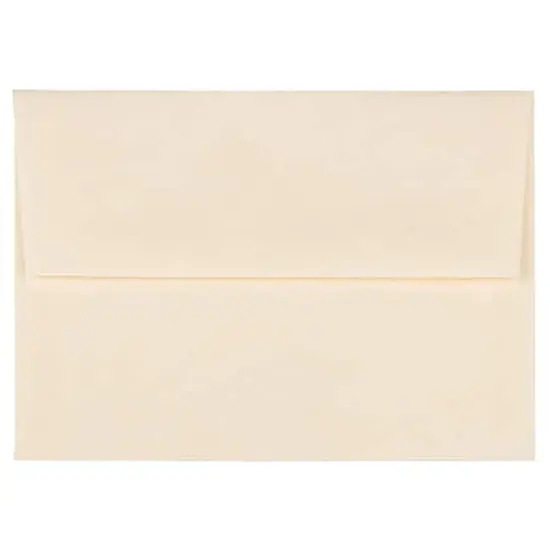 JAM Paper 4.375" x 5.75" Recycled Parchment Invitation Envelopes, 50ct. Natural {1}