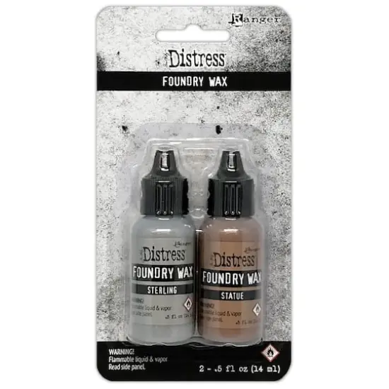 Tim Holtz Distress Foundry Wax Kit-Sterling/Statue {1}
