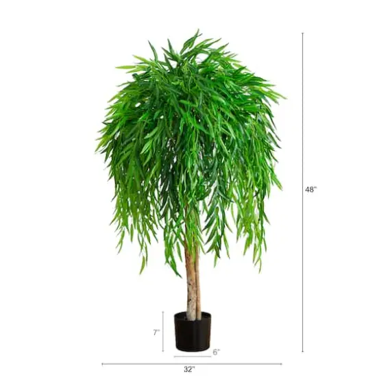 4ft. Real Touch Potted Willow Tree {6}
