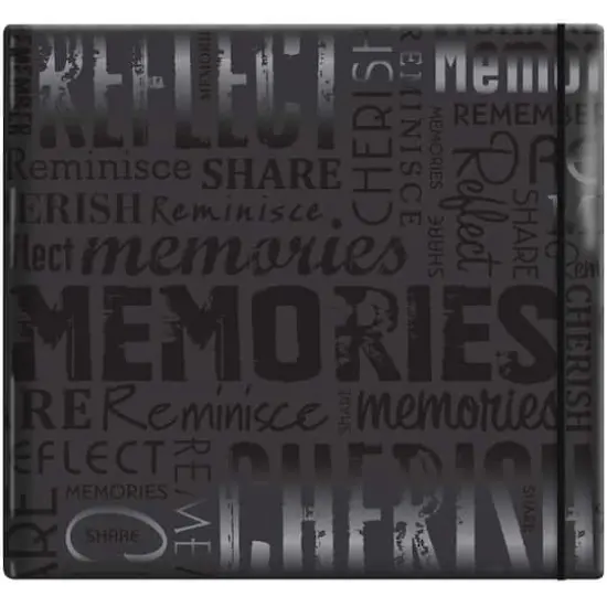 MBI Memories Black Gloss Post Bound Album {1}