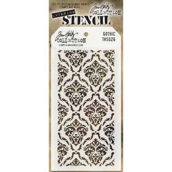 Stampers Anonymous Tim Holtz&reg; Gothic Layering Stencil {1}