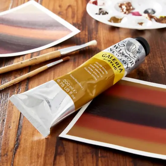 Winsor & Newton&trade; Galeria Acrylic&trade;, 200mL Yellow Ochre {7}