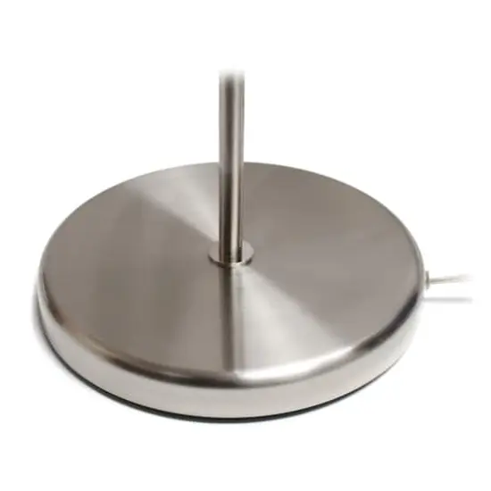 Simple Designs 71.5" Floor Lamp with Reading Light Brushed Nickel {9}