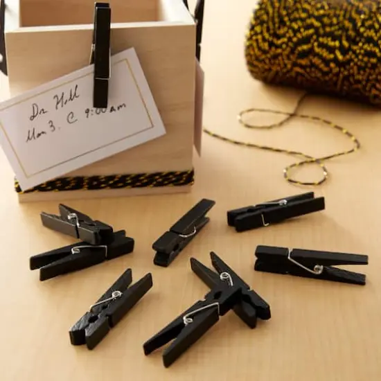 Black Medium Clothespins By Recollections&trade; {3}
