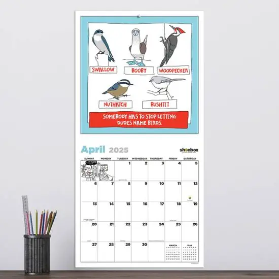 TF Publishing 2025 Shoebox Wall Calendar {5}