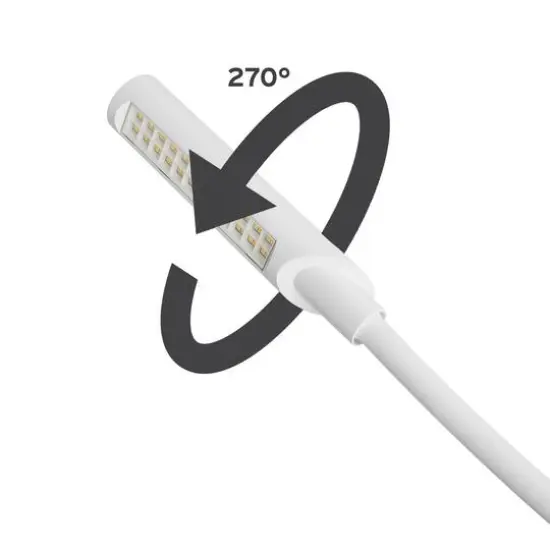 UberLight&trade; Flex 3100TL White LED Task Light Lamp with Clamp {8}