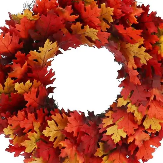 24" Fall Oak Leaves Wreath by Ashland&reg; {4}