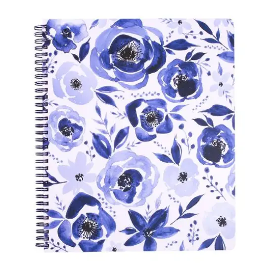 Steel Mill & Co.&reg; Large Blue Watercolor Spiral Bound Notebook {1}