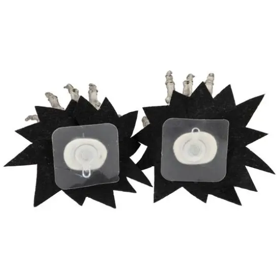 7" Skeleton Hands Halloween Window Decoration {7}