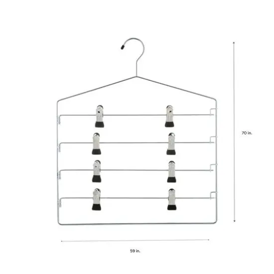 Organize It All 4 Tier Swing Arm Slack Rack Hanger {8}