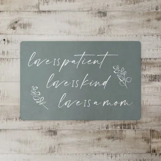 Love is Mom Floor Mat {3}