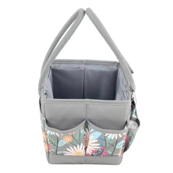 Everything Mary Daisy Floral Print Sewing Store & Tote Craft Organizer {6}
