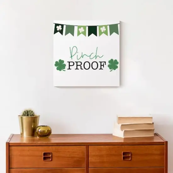 Pinch Proof Banner 12" x 12" Canvas Wall Art {5}