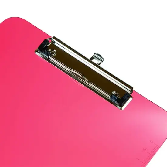 JAM Paper Letter Size Plastic Clipboards, 12ct. Pink {5}