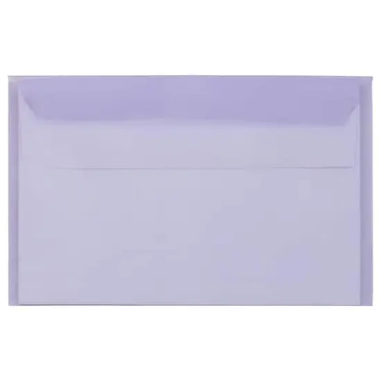 JAM Paper 5.43" X 8.62" Self Adhesive Closure Cello Sleeves, 100ct. Purple {7}