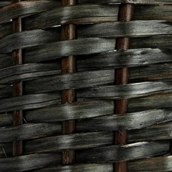 Household Essentials 11.75" Brown Handwoven Willow Waste Basket with Plastic Liner {4}