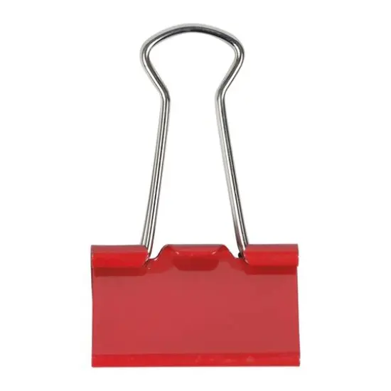 JAM Paper 1.25" Binder Clips, 15ct. Red {4}
