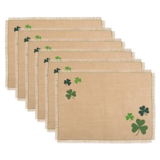 DII&reg; Shamrock Jute Placemats , 6ct. {1}