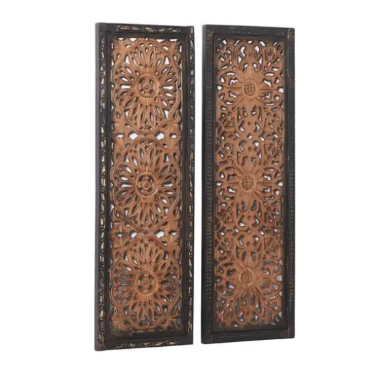 36" Brown Traditional Wall D&eacute;cor Set {3}