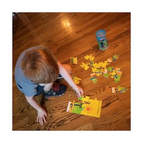 Pete the Cat Mix and Match Tin with Puzzle: 24 Pcs {6}