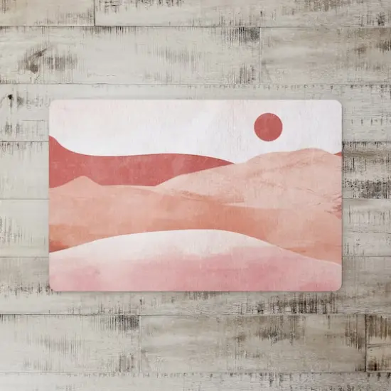 Blush Desert Landscape 27" x 18" Floor Mat {3}