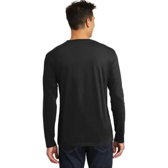 District® Perfect Weight® Adult Long Sleeve T-Shirt Jet Black {6}