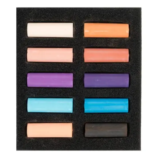 Rembrandt 10 Color Half Stick Soft Pastel Set Desert Tones {3}