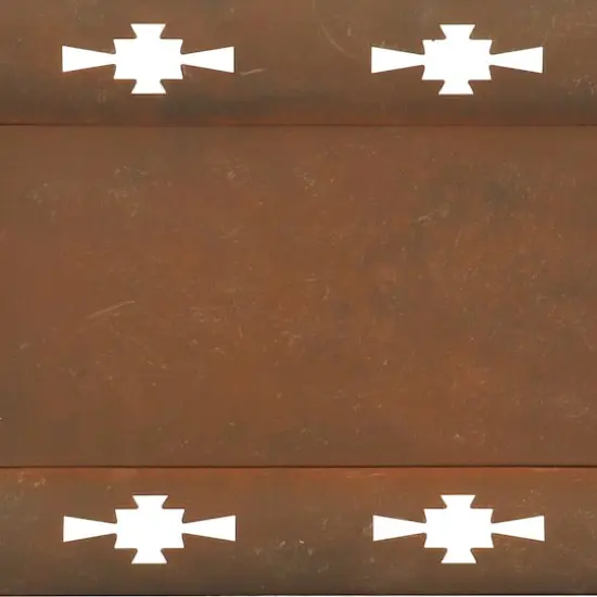 15" Red Rust Metal Tray Tabletop D&eacute;cor by Ashland&reg; {4}