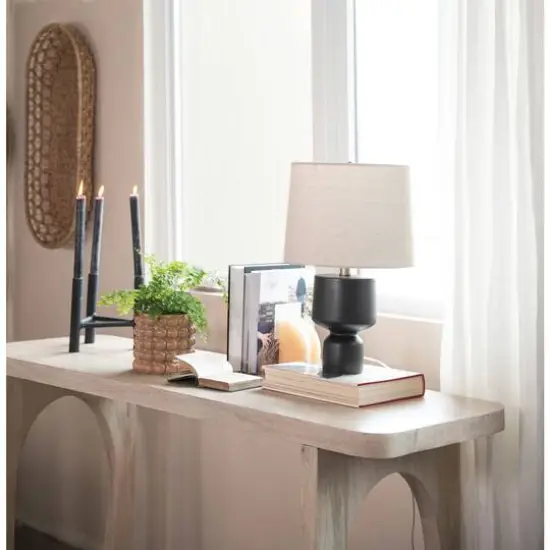 8'' Textured Metal3 Taper Candle Holder {7}