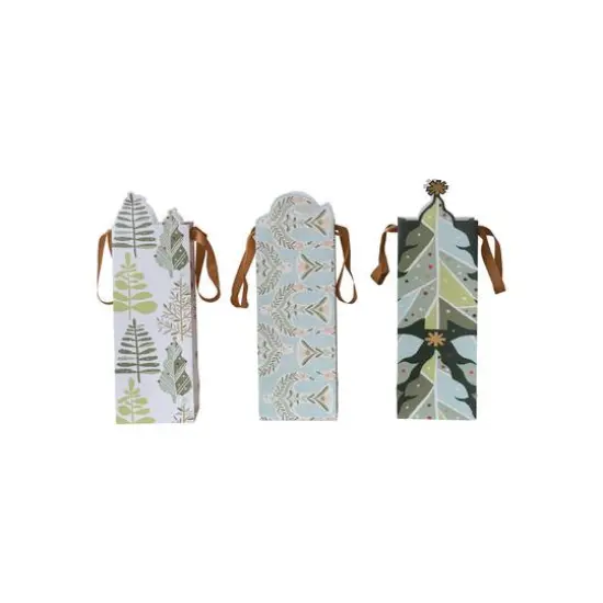 Hello Honey Tree & Dove Pattern Die-Cut Gift Bag, 3ct. {4}