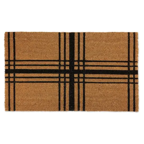 DII&reg; Black Farmhouse Plaid Doormat {1}