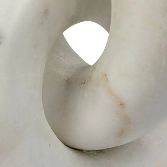 Hello Honey&reg; 8" White Decorative Marble Chain Link Taper Candle Holder {7}