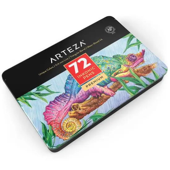 Arteza&reg; Inkonic&reg; 72 Color Fineliner Pen Set {9}