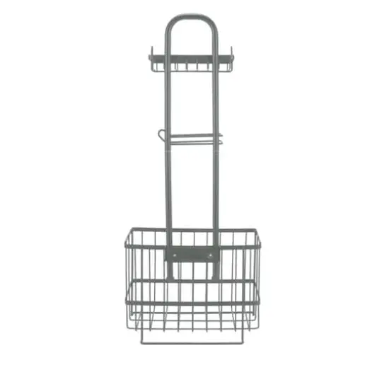 Bath Bliss Cottage Collection Gray Adjustable Bathroom Organizer {1}