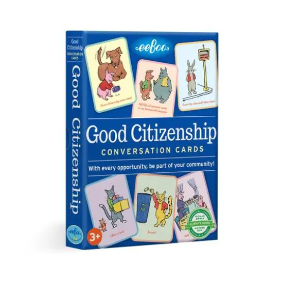 eeBoo Good Citizenship Conversation Flash Cards {1}