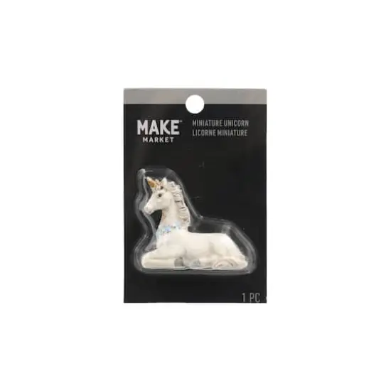 Mini White Sitting Unicorn by Make Market&reg; {1}