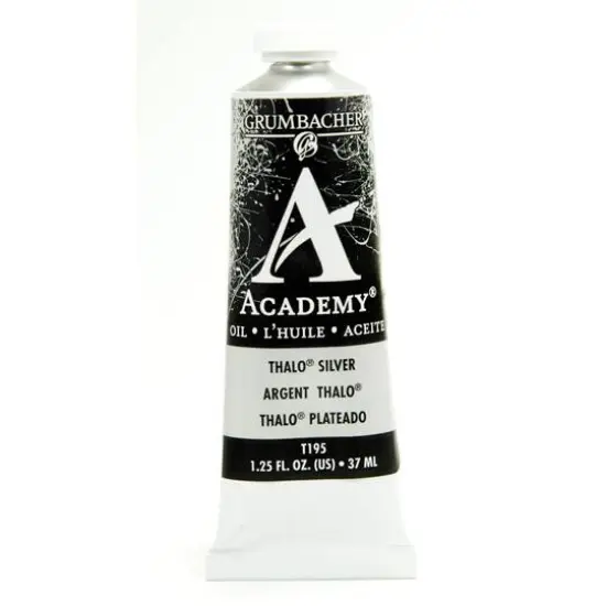 Grumbacher&reg; Academy&reg; Oil Color, 37mL Thalo Silver {1}