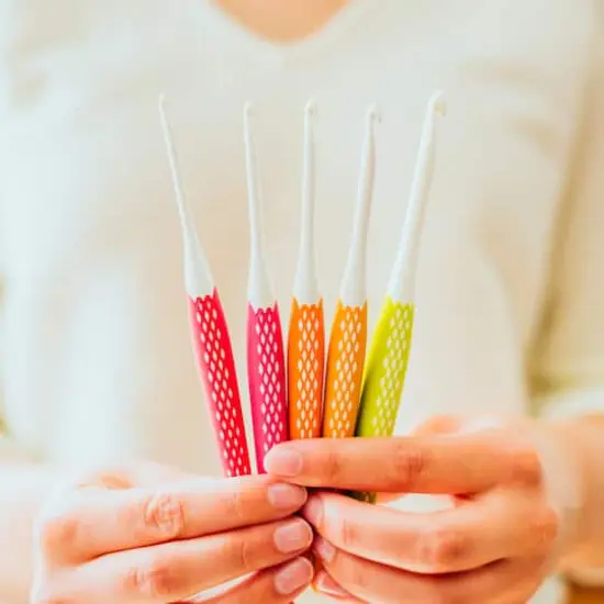 Prym Ergonomic Small Size Crochet Hook Set {4}