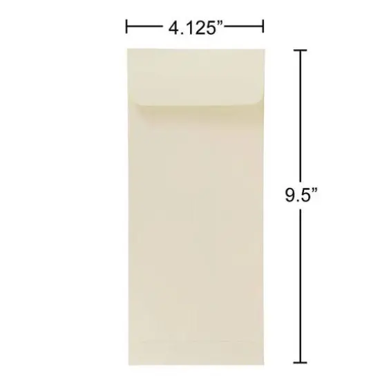 JAM Paper #10 Natural White Wove Policy Business Strathmore Envelopes {5}