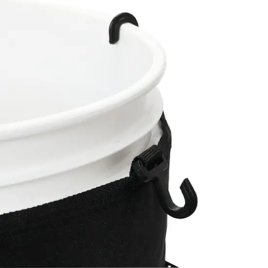 Household Essentials 19" Bucket Caddy with Trim Black {9}