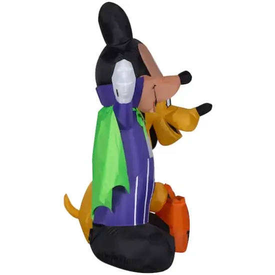 5ft. Airblown&reg; Inflatable Mickey & Pluto with Treat Sack {3}