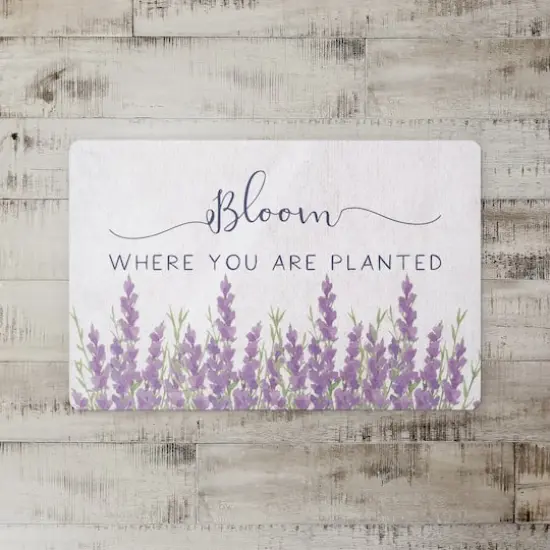 Bloom Where Planted Floor Mat {3}